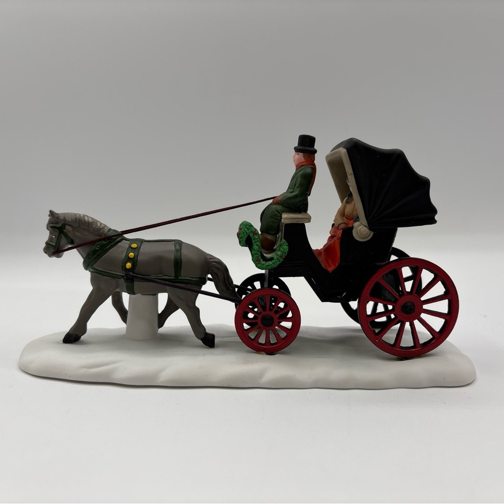Department 56 1989 Vintage Heritage Village Central Park Carriage 5979-0 Retired